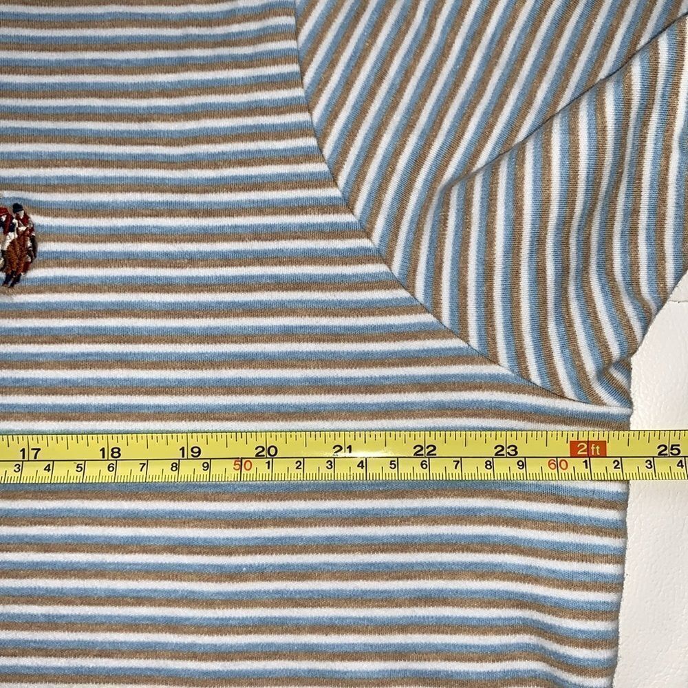 US Polo Assn. Luxuri Feel Men's Striped Short Sleeve Shirt Size XL - Picture 3 of 7